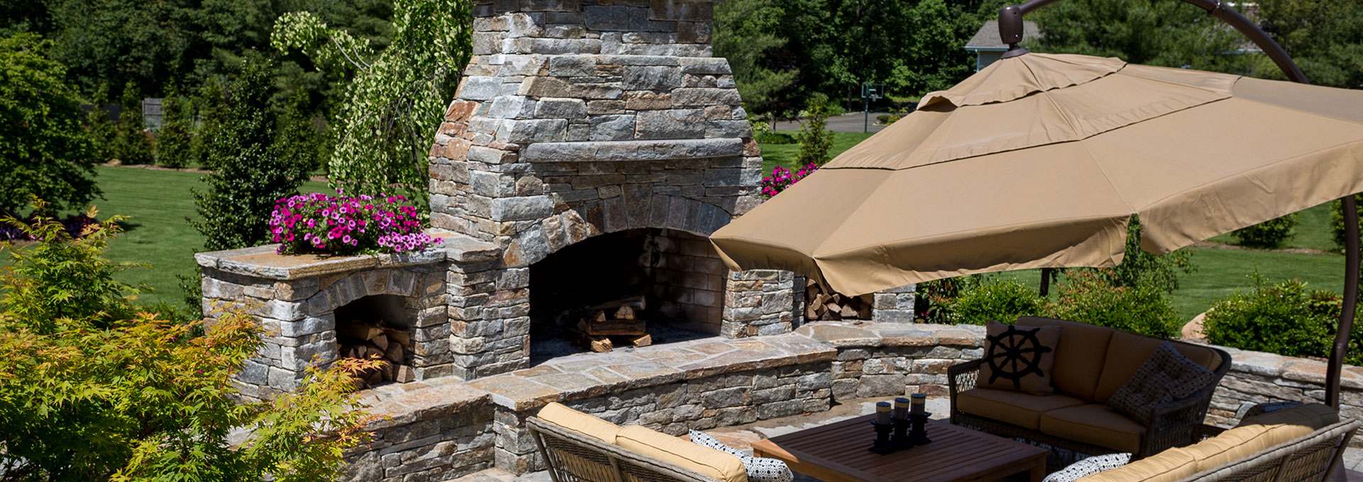 Thinstone Siding for outdoor fireplace