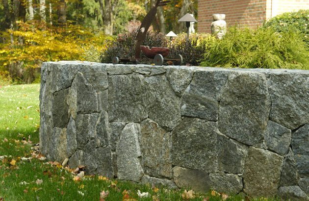 strip cut stone wall