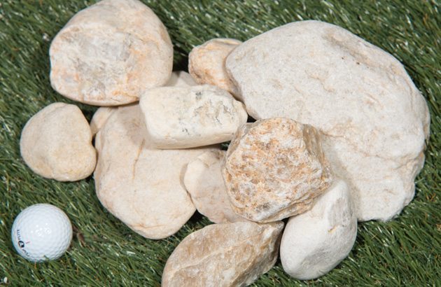Outdoor Aggregate Stone , Goose Eggs 2-3" Stone Aggregate - CT Stone