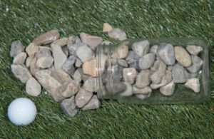 RIVER JACKS 1" TAN STONE AGGREGATE