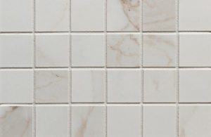 CALACATTA WHITE MOSAIC PORCELAIN TILE