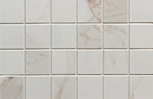 CALACATTA WHITE MOSAIC PORCELAIN TILE