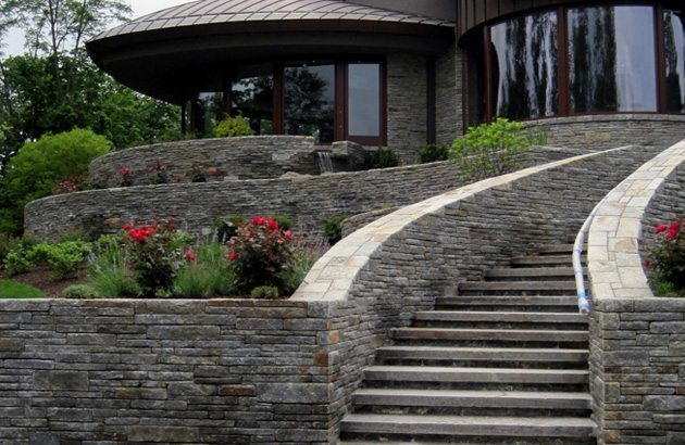 Old Spruce Mountain strip cut building stones