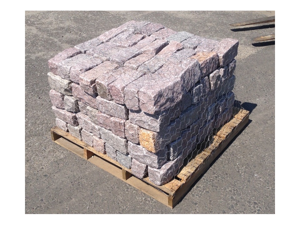 Belgian Block Regular Pink Pallet