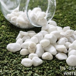 White Tumbled Pebbles