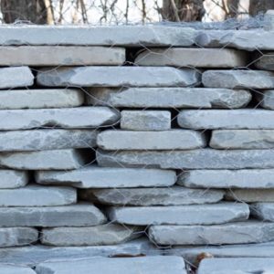 Bluestone Tumbled Semi Square Flagging