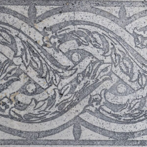 Borghese Sepia Border 6 x 12 x ⅜