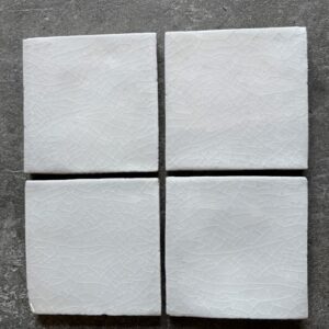 Bianco Craqle Terracotta 8”x8”x5/8”