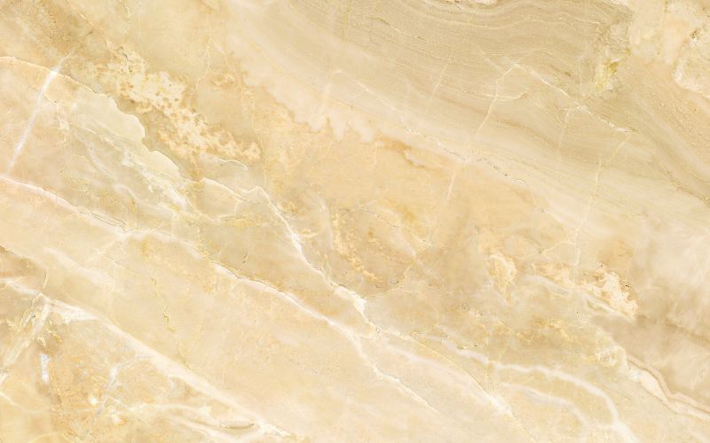 Onyx slab with natural veining.